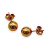NZGD | 9ct Rose Gold Minimalist Gold Ball Earrings 5.9mm