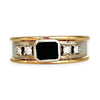 GOLD DEAL | 18ct (18K) Y/W Gold 5 Stones, Sapphire & Diamonds Ring Valuation $8,850
