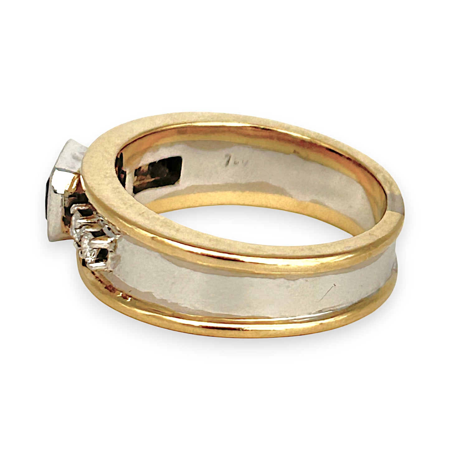 GOLD DEAL | FLASH SALE 18ct (18K) Y/W Gold 5 Stones, Sapphire & Diamonds Ring Valuation $8,850
