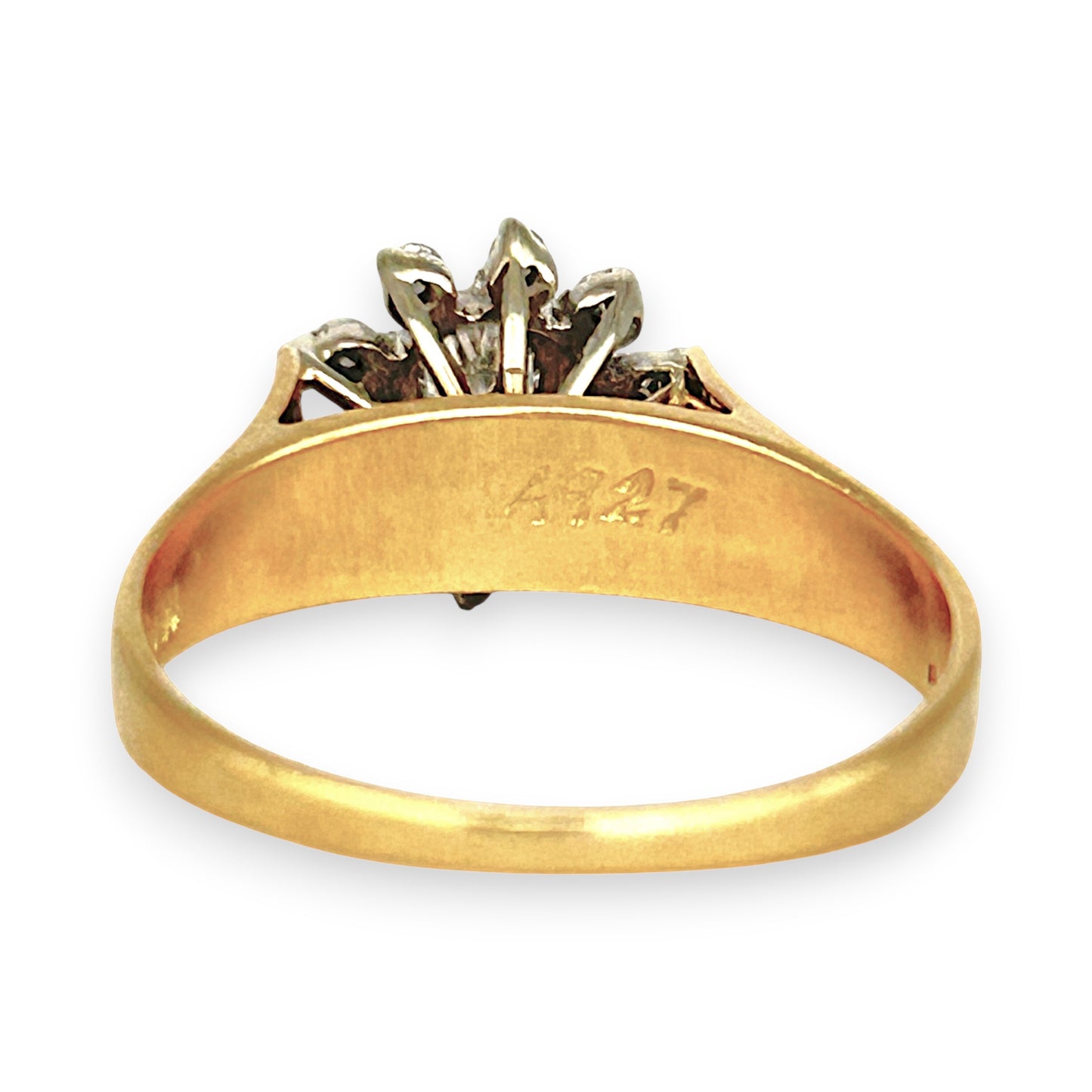 GOLD DEAL | FLASH SALE 18ct (18K) Gold Luxurious Diamond 0.29ct Cluster Ring Valuation $2,990