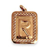 NZGD | 9ct Gold Radiant Initial “R” Pendant