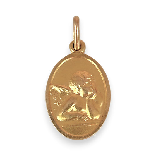 NZGD | 9ct Gold Celestial Cherub Pendant