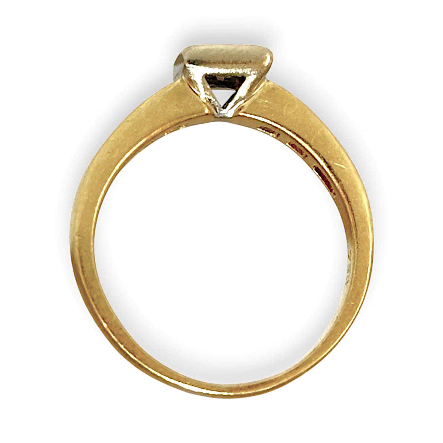 GOLD DEAL | 18ct (18K) Y/W Gold Princess Cut Diamond Ring. Valuation $3,750