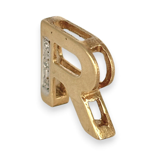 NZGD | 9ct Gold Radiant Initial ‘R’ Pendant