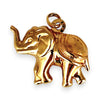 XMAS DEAL | 9kt Gold Tuscan Elephant Pendant / Charm