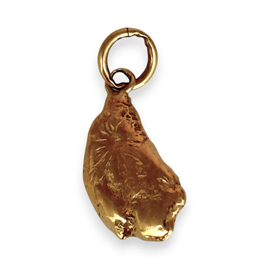 NZGD | 9ct Gold Terra Natural Nugget Pendant