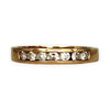 GOLD DEAL | 18ct (18K) Gold Diamond TDW 0.21ct Band Size M