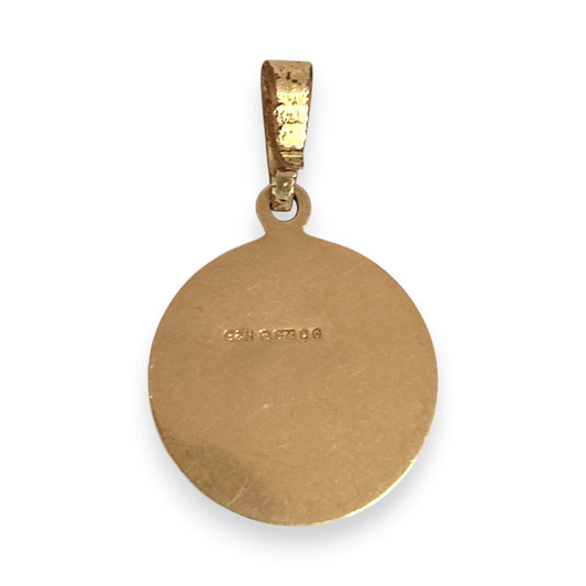 NZGD | 9ct Gold Saint Christopher Medallion Pendant
