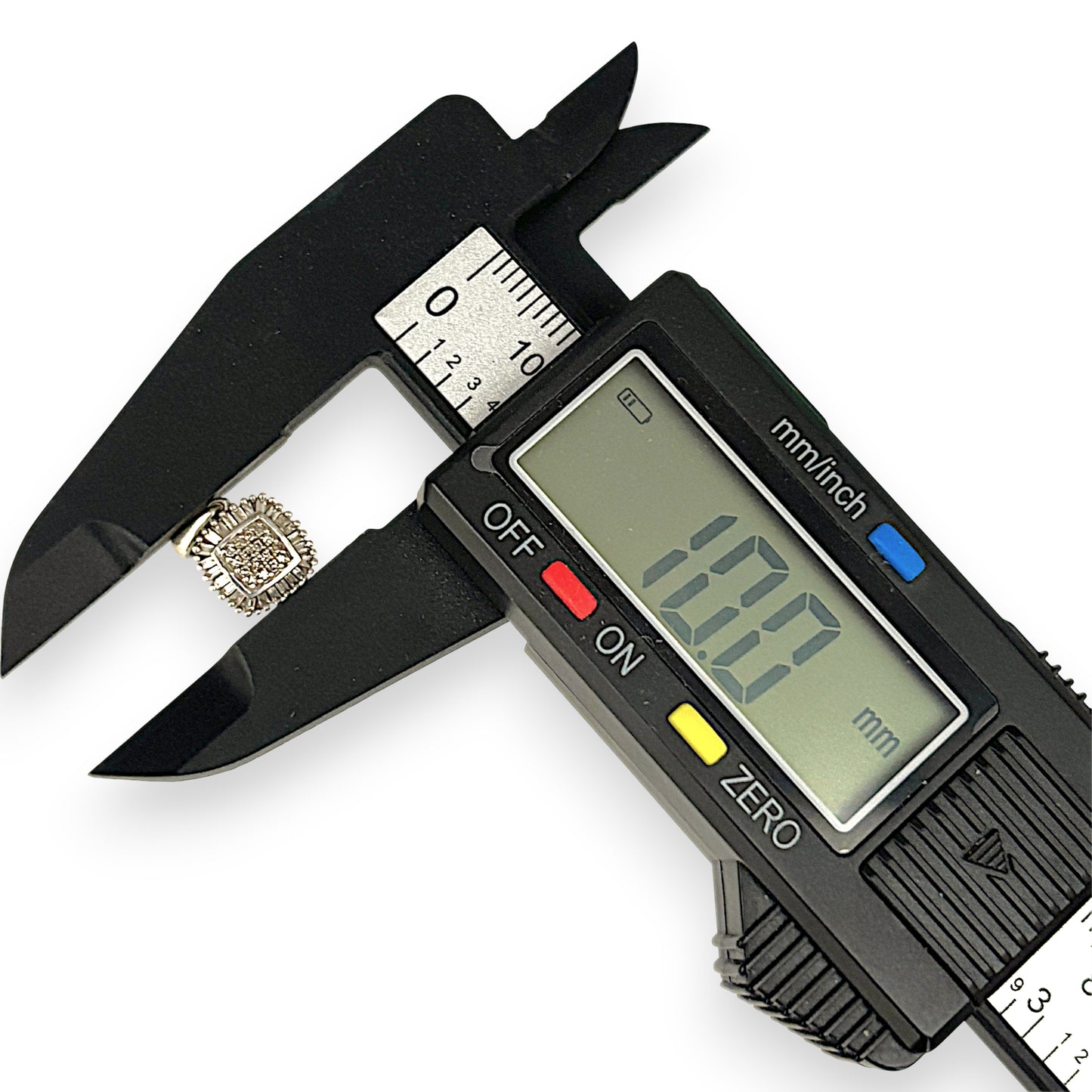 XMAS DEAL | 9kt White Gold Lucent Pendant with Diamonds