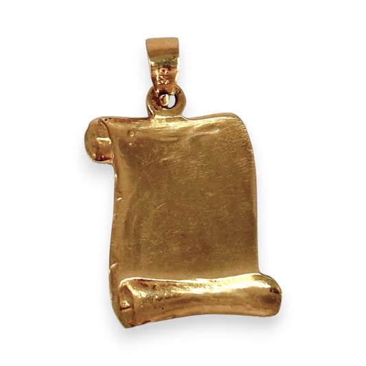 NZGD | 9ct Gold Enchanted Scroll Pendant