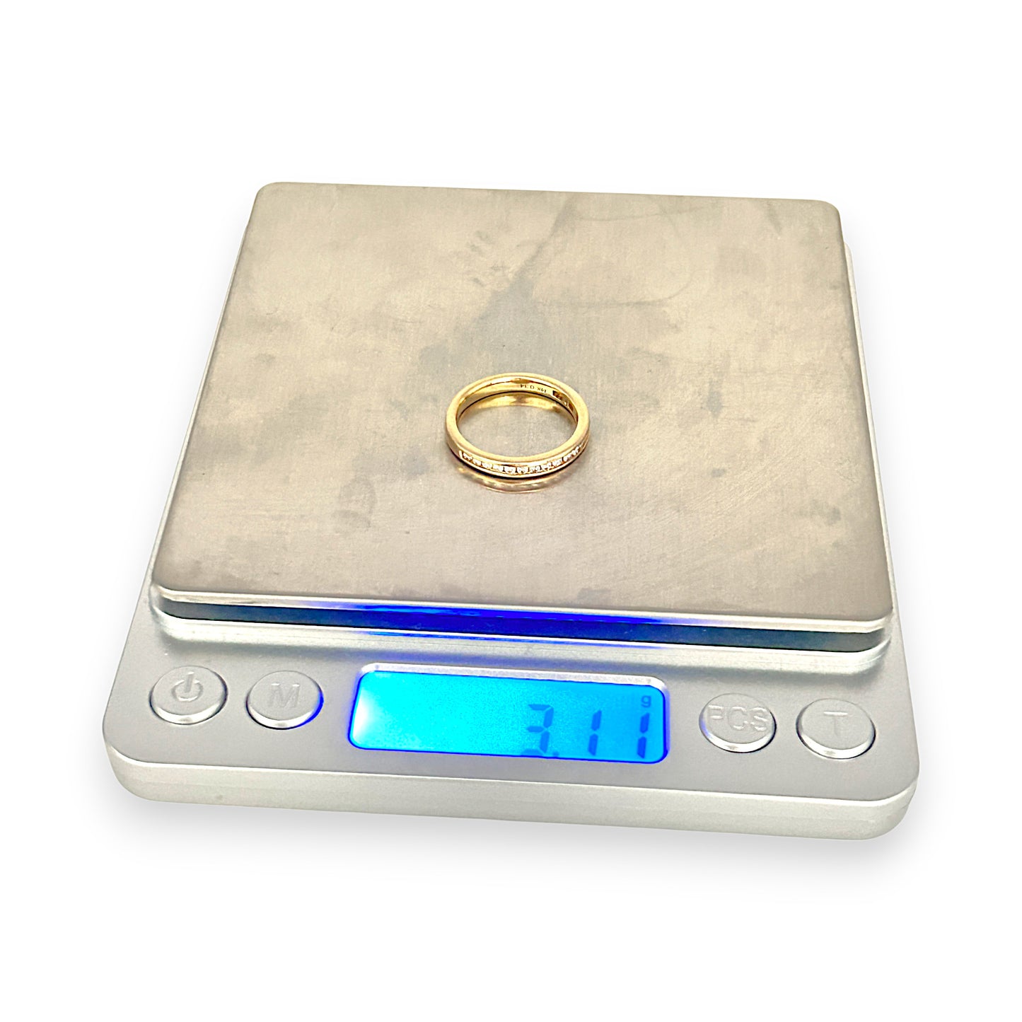 GOLD DEAL | 14ct (14K) Gold Michael Hill Diamond 0.34ct Band Size O