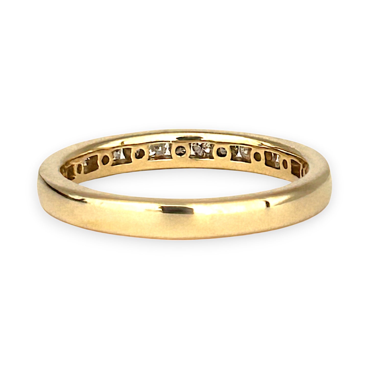 GOLD DEAL | 14ct (14K) Gold Michael Hill Diamond 0.34ct Band Size O