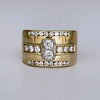 NZGD | 9ct Gold Ring Diamond Statement Ring TDW 1.44ct.Valuation $10,200