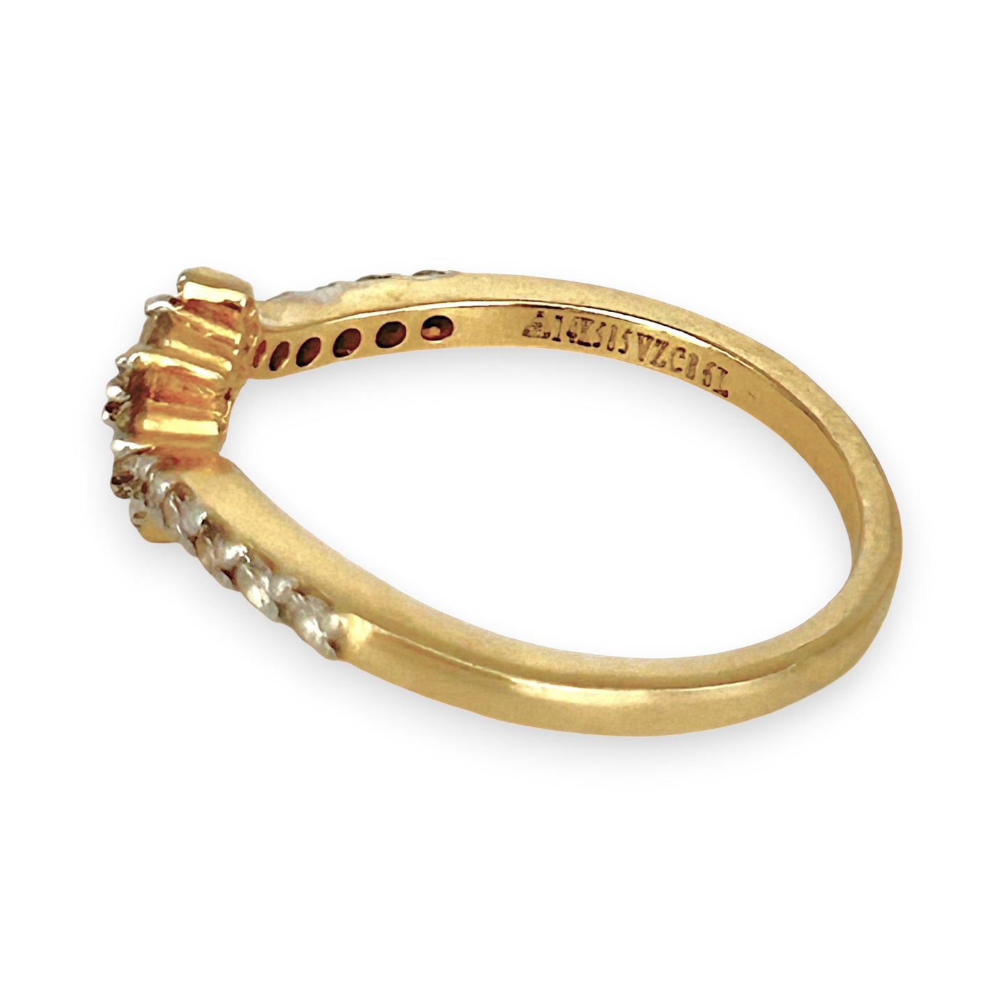 GOLD DEAL | 14ct (14K) Gold Cluster Blossom Diamond Ring N1/2