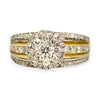 GOLD DEAL | 14K Gold Diamond Cluster Wedding & Eternity Ring Valuation $5,150