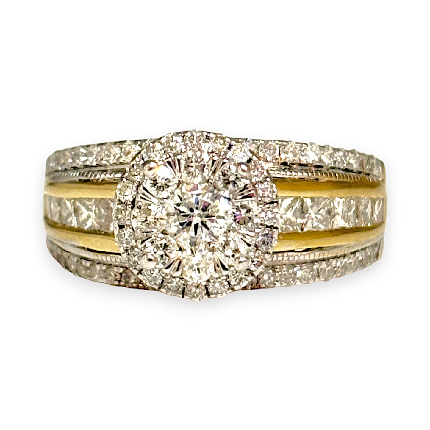 GOLD DEAL | 14K Gold Diamond Cluster Wedding & Eternity Ring Valuation $5,150