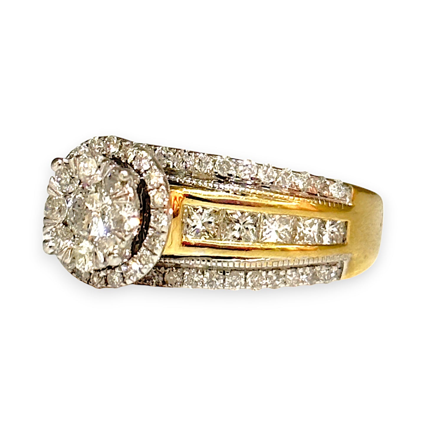 GOLD DEAL | 14K Gold Diamond Cluster Wedding & Eternity Ring Valuation $5,150