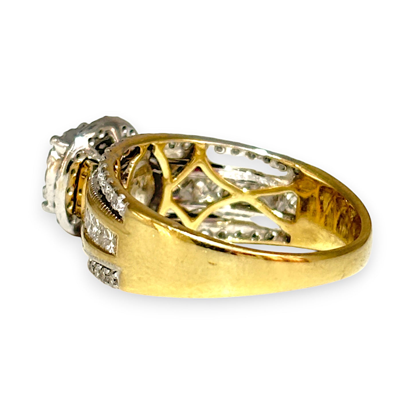 GOLD DEAL | 14K Gold Diamond Cluster Wedding & Eternity Ring Valuation $5,150