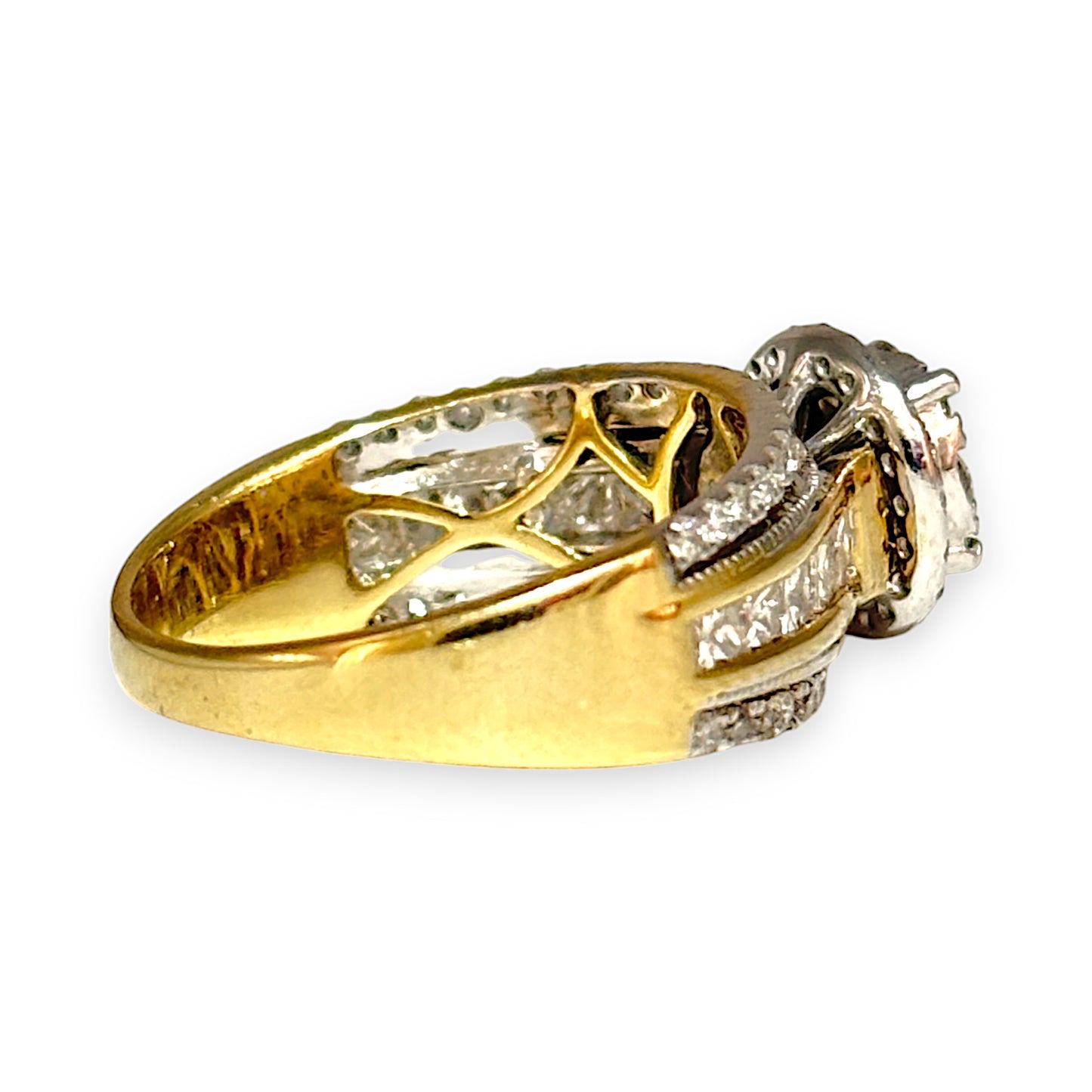 GOLD DEAL | 14K Gold Diamond Cluster Wedding & Eternity Ring Valuation $5,150