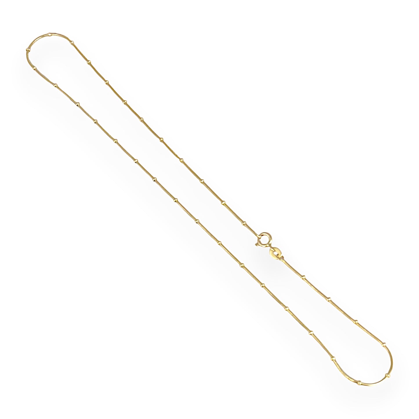 GOLD DEAL | 14ct (14K) Gold Station Necklace Length 41cm