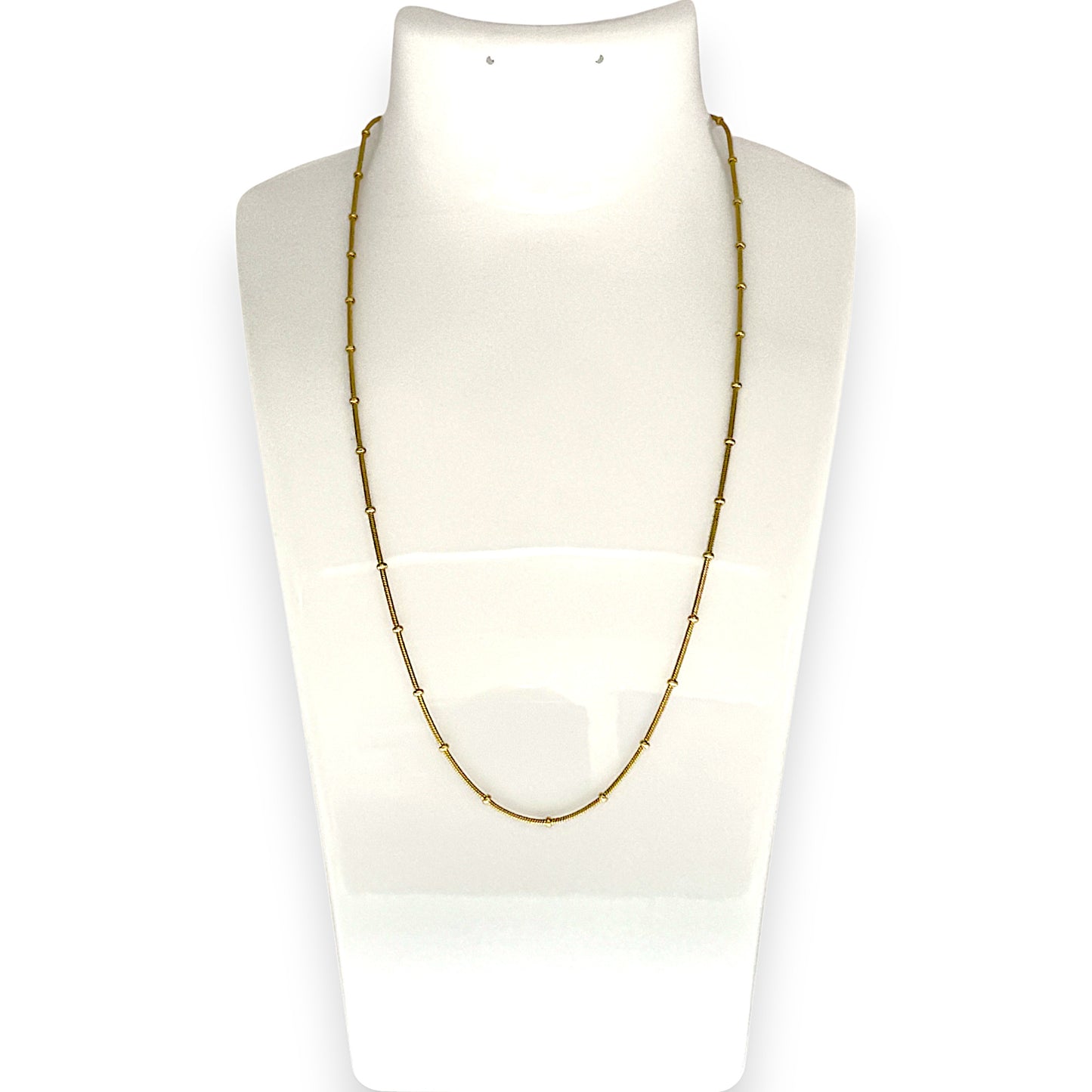 GOLD DEAL | 14ct (14K) Gold Station Necklace Length 41cm