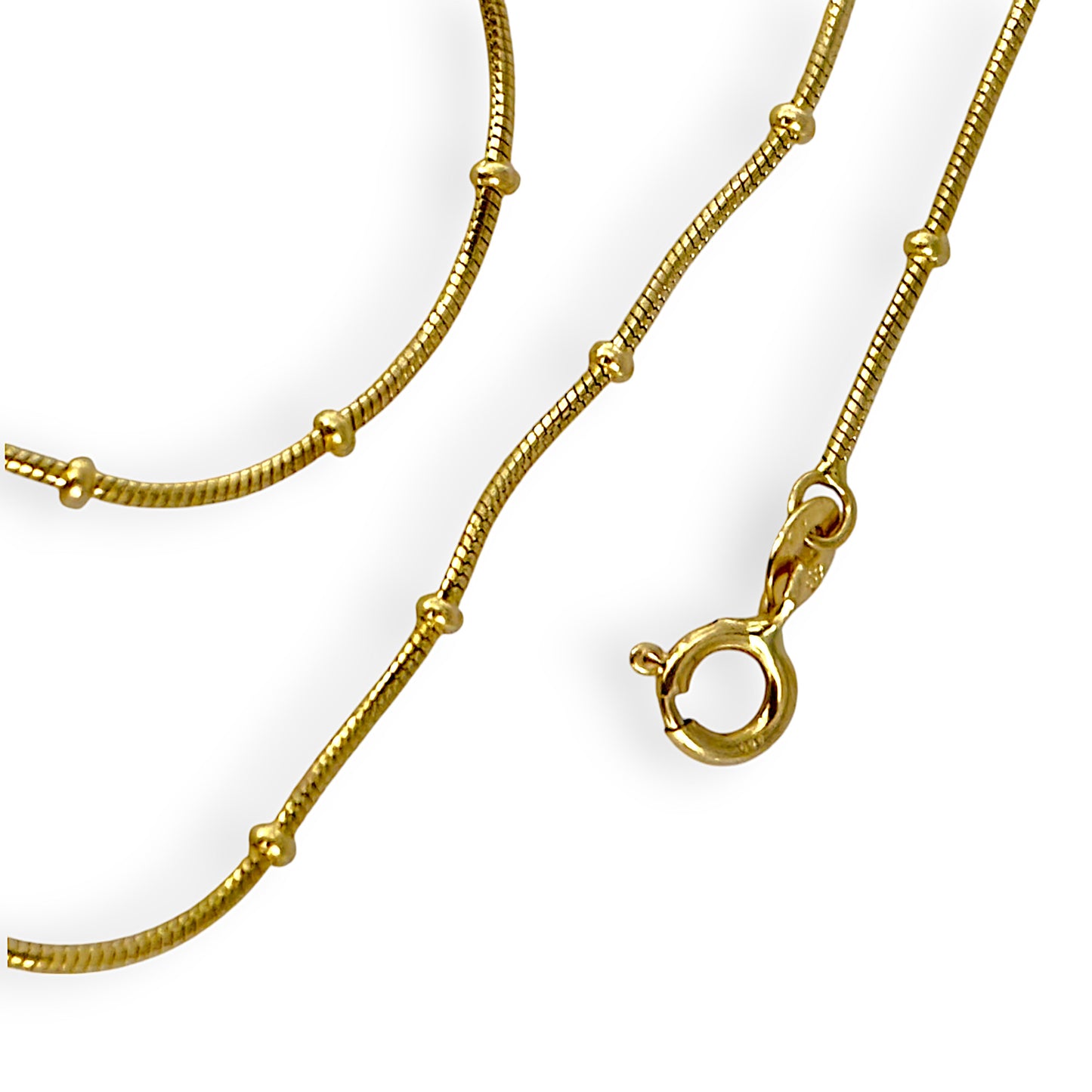 GOLD DEAL | 14ct (14K) Gold Station Necklace Length 41cm