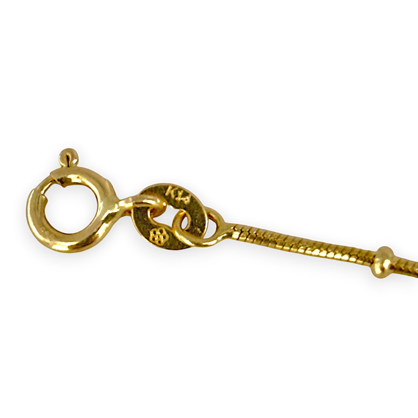 GOLD DEAL | 14ct (14K) Gold Station Necklace Length 41cm
