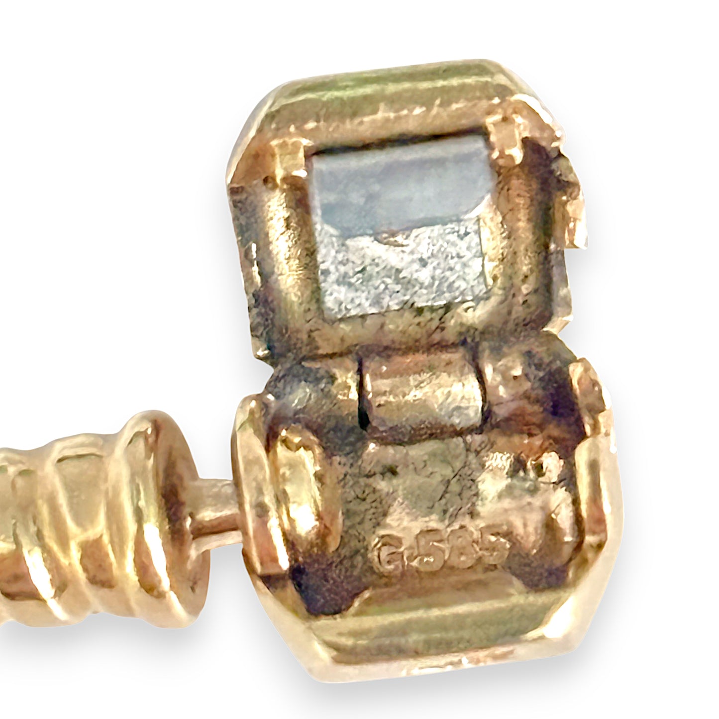 GOLD DEAL | 14ct (14K) Gold 17.08g Pandora Moments Bracelet Length 19cm