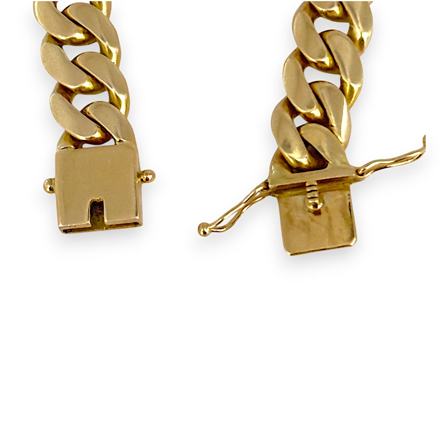10ct Gold Heavy Weight Curb Link Bracelet Length 23cm Valuation $18,500 R # 242