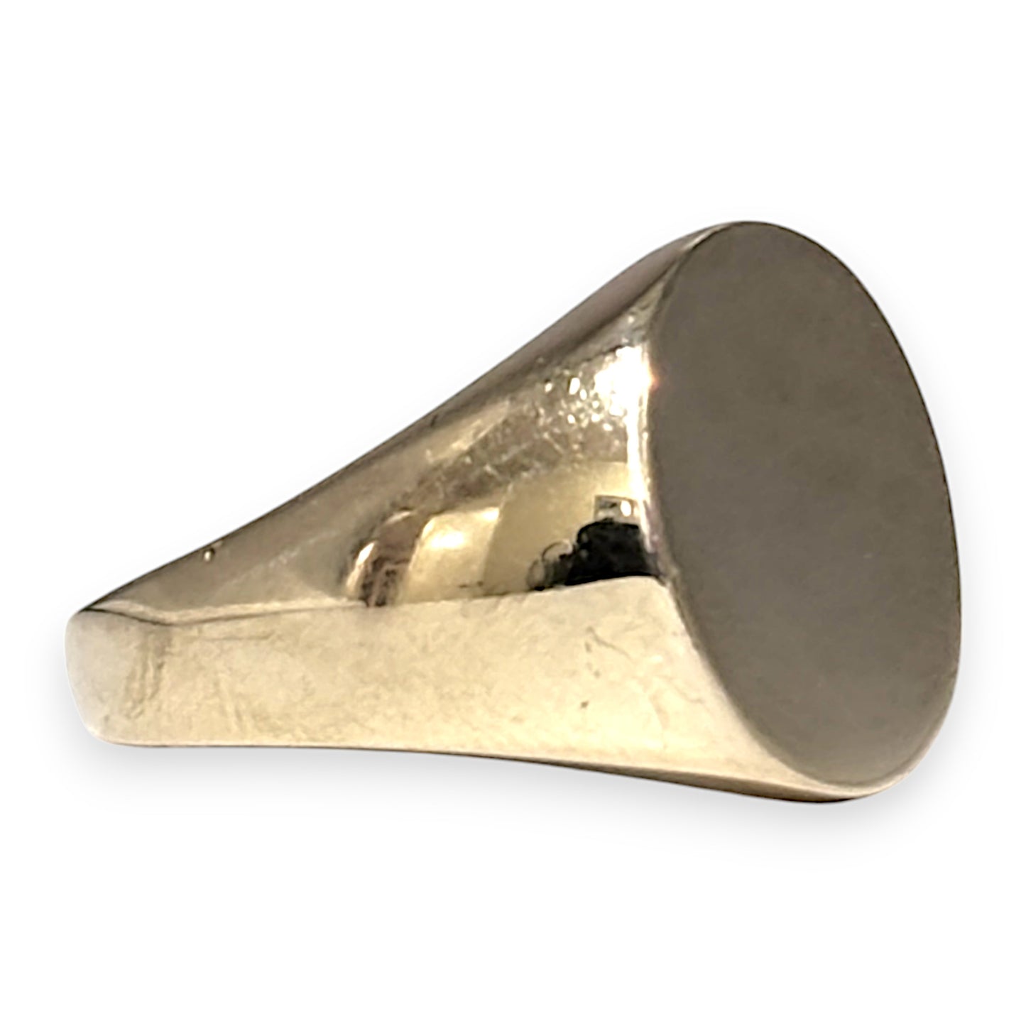 GOLD DEAL | 10ct (10K) Gold Michael Hill Plain Oval Signet Ring Size V