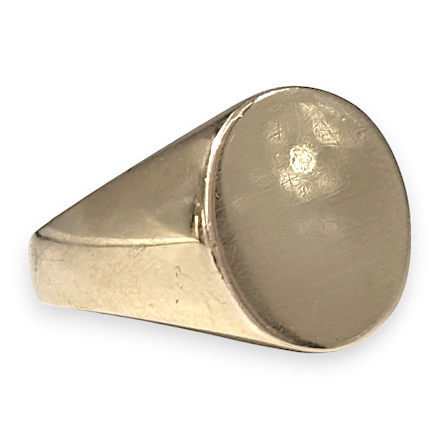 GOLD DEAL | 10ct (10K) Gold Michael Hill Plain Oval Signet Ring Size V