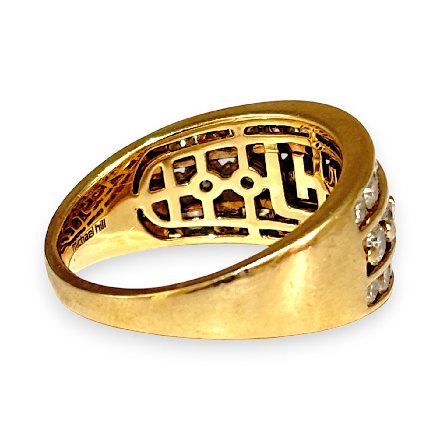 FLASH SALE | 10K Gold Michael Hill 1.99ct Diamond Set Ring Size R1/2. R # 245