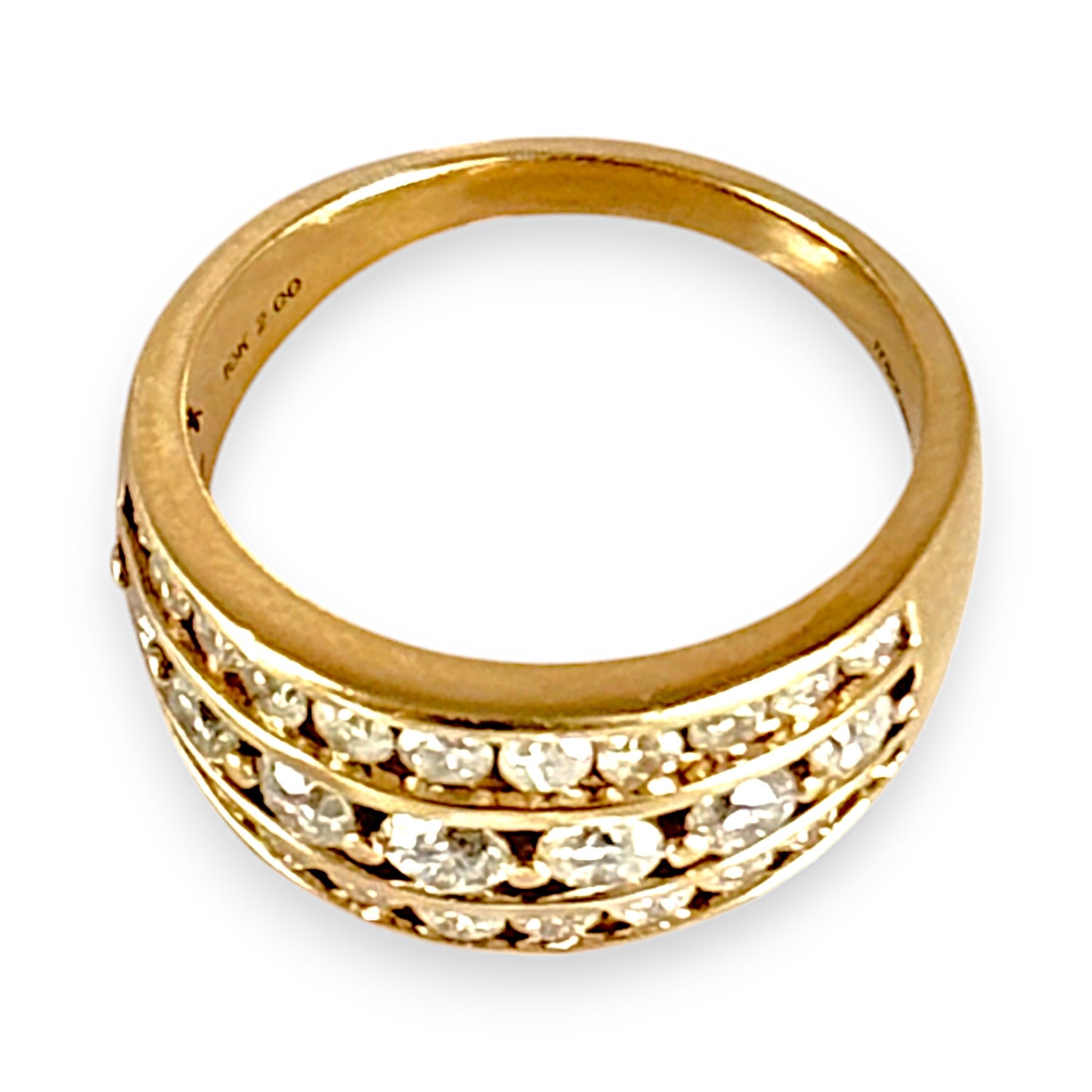 FLASH SALE | 10K Gold Michael Hill 1.99ct Diamond Set Ring Size R1/2. R # 245