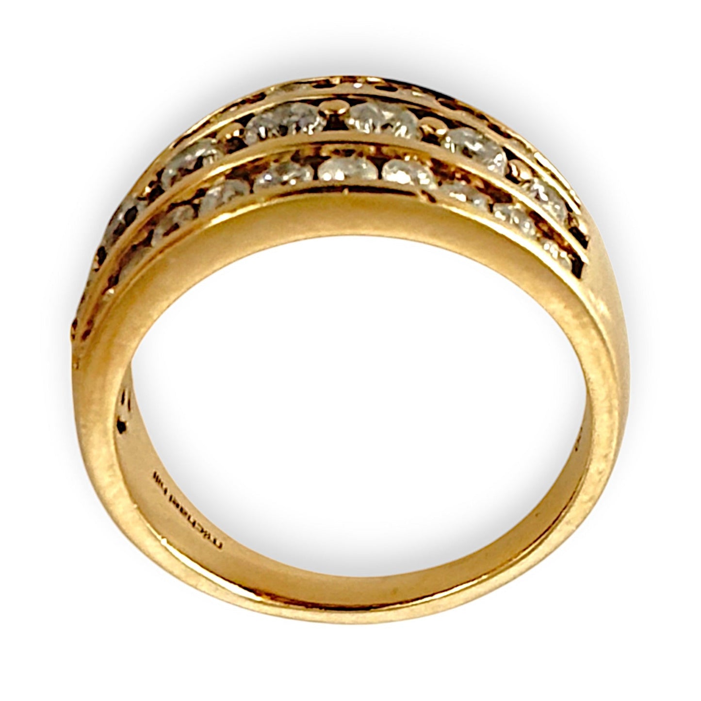 FLASH SALE | 10K Gold Michael Hill 1.99ct Diamond Set Ring Size R1/2. R # 245