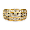 GOLD DEAL | 10K Gold Michael Hill 1.99ct Diamond Set Ring Size R1/2. R # 245