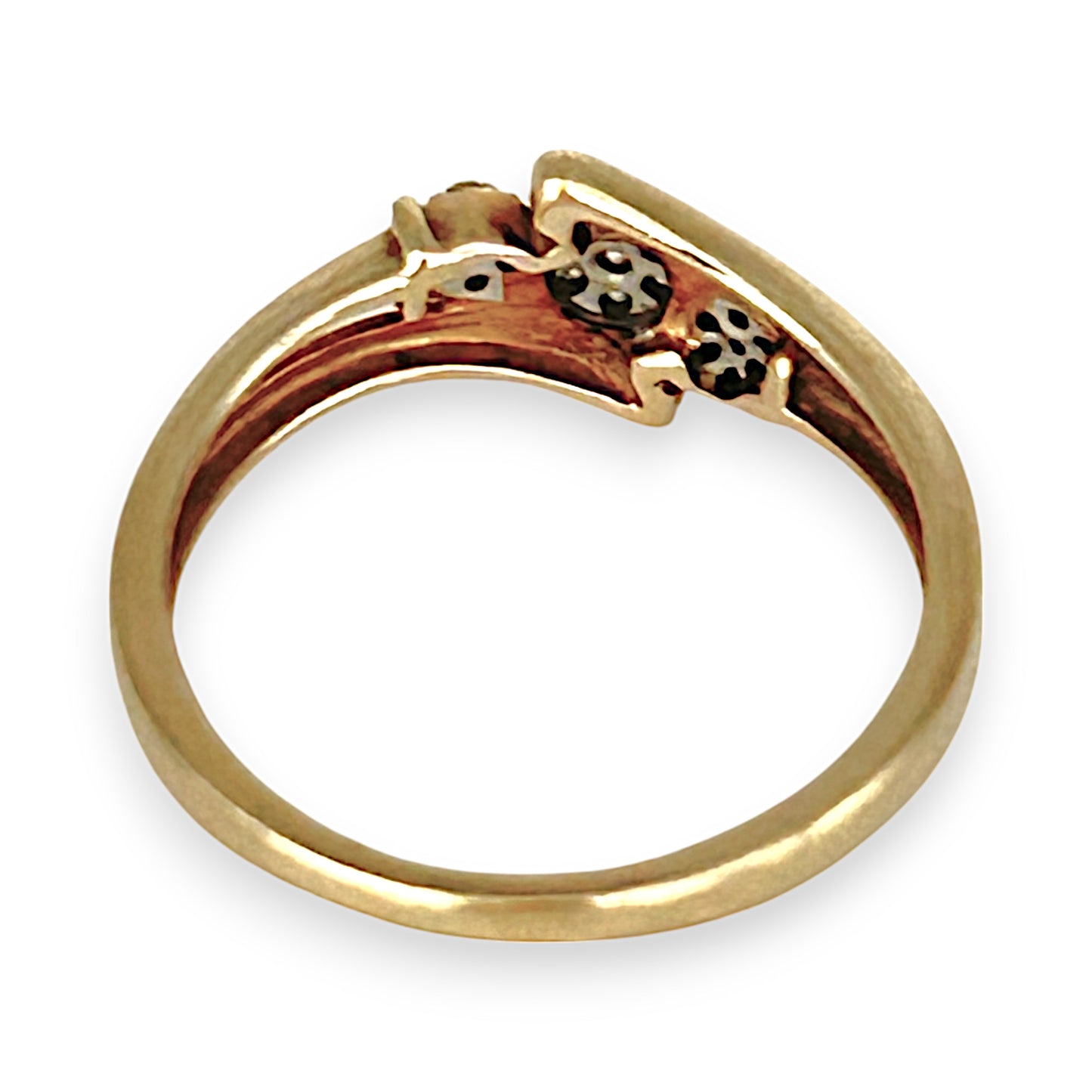 10K Gold Michael Hill Diamonds Ring Size N. R # 248