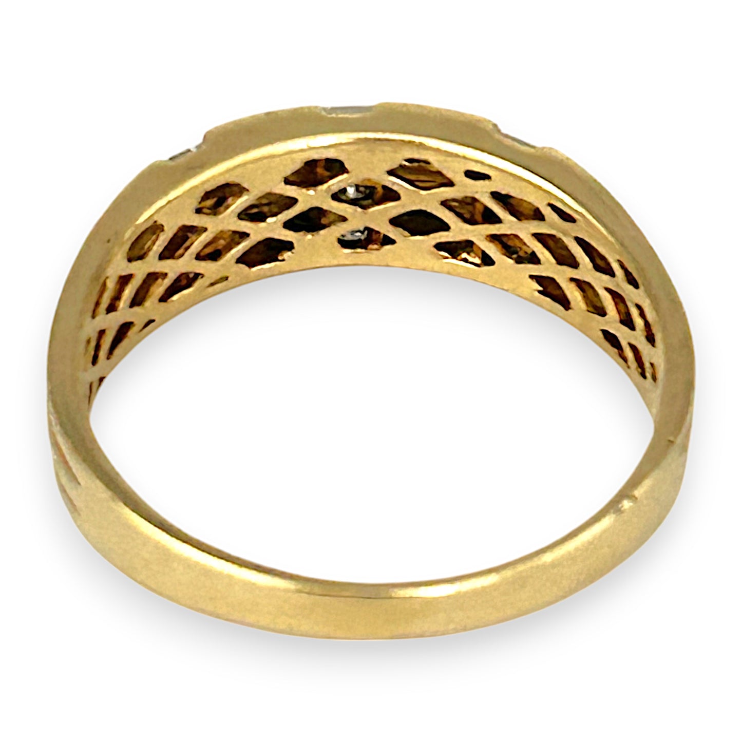 GOLD DEAL | 10ct (10K) Gold Michael Hill Diamonds 0.54ct Ring Size Y