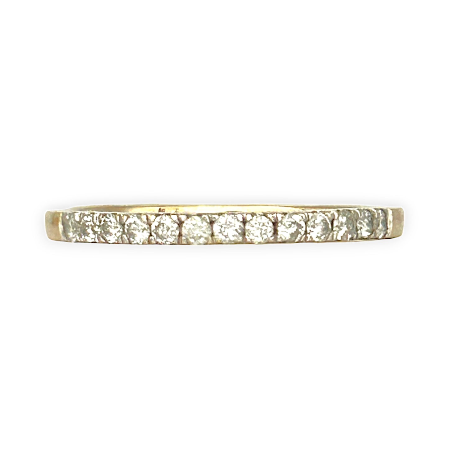 10K Gold Michael Hill Diamond 0.26ct Band Size S. R # 250