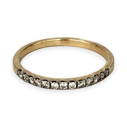 10K Gold Michael Hill Diamond 0.26ct Band Size S. R # 250