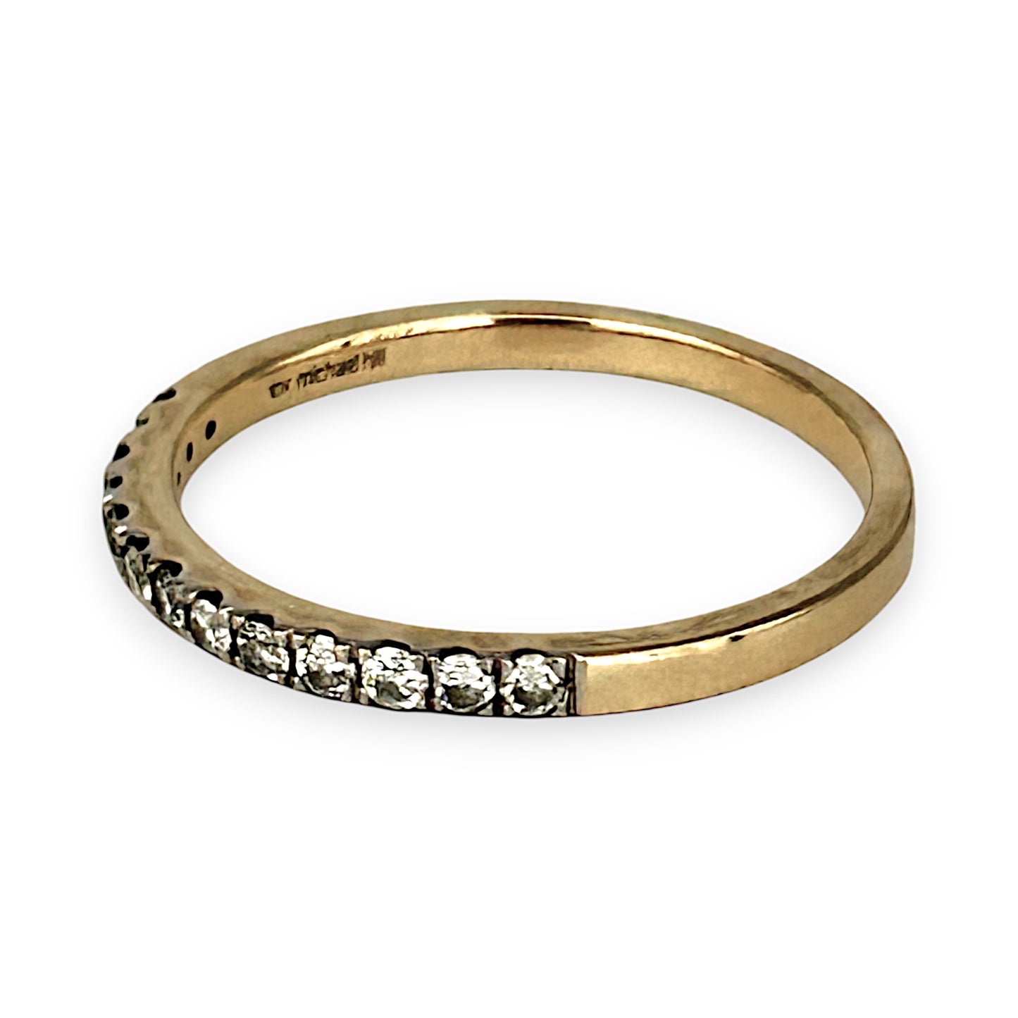 10K Gold Michael Hill Diamond 0.26ct Band Size S. R # 250