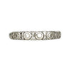 GOLD DEAL | 10ct (10K) White Gold MHJ Diamond Ring Size P