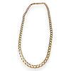 9ct Gold Curb Link Solid Chain 60cm long. Valuation $6,410. R # 256