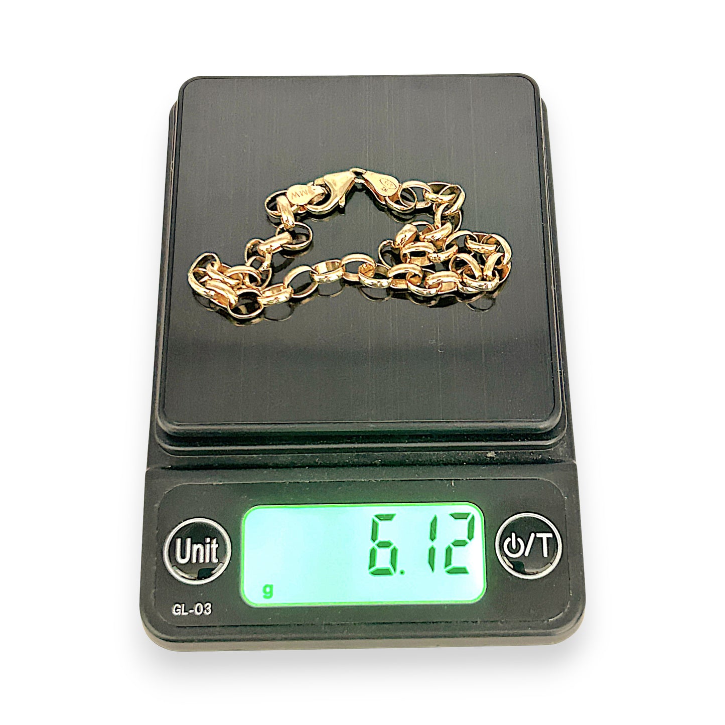 GOLD DEAL | 9kt Gold Heritage Link Belcher Bracelet