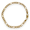 NZGD | 9ct Gold Dominus Figaro Chain Bracelet-Refurbished