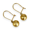 NZGD | 9ct Gold Celestia Star-Cut Ball Earrings-Refurbished