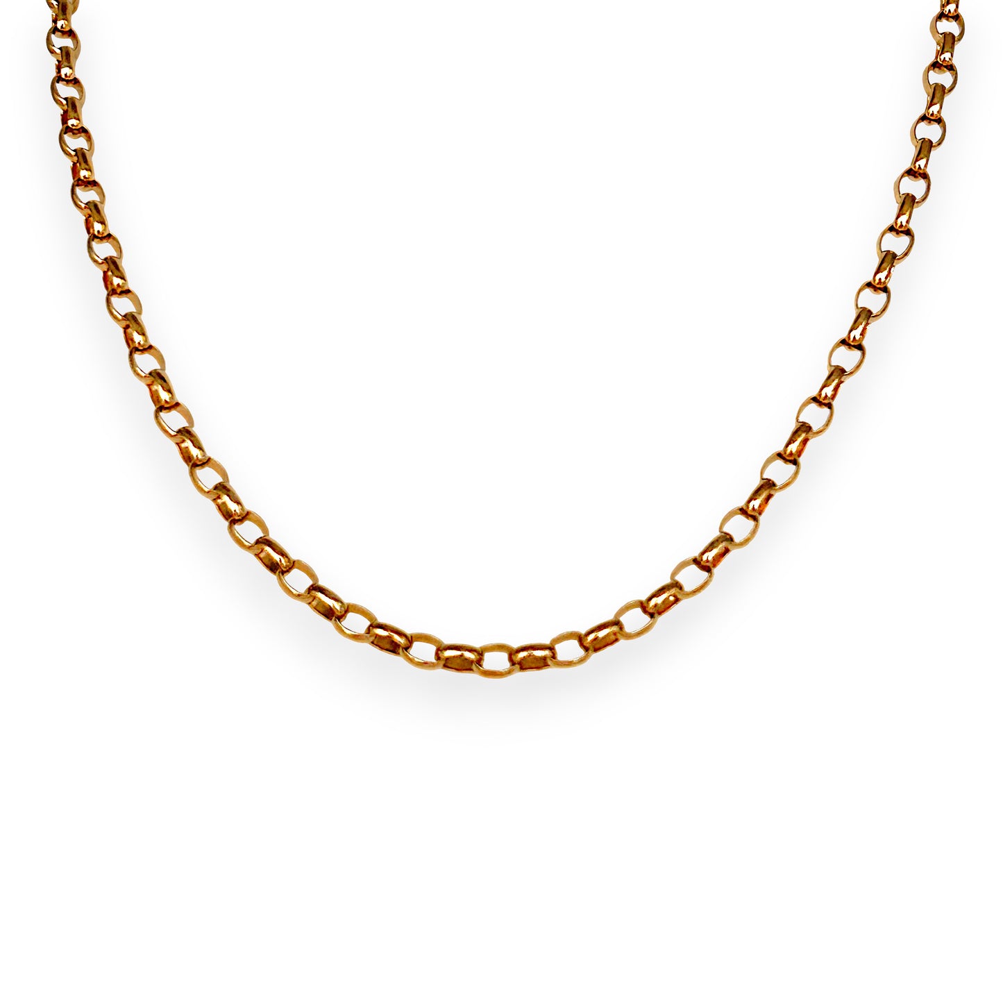 GOLD DEAL | FLASH SALE 9ct Gold Refurbished Belcher Oval Chain 45cm