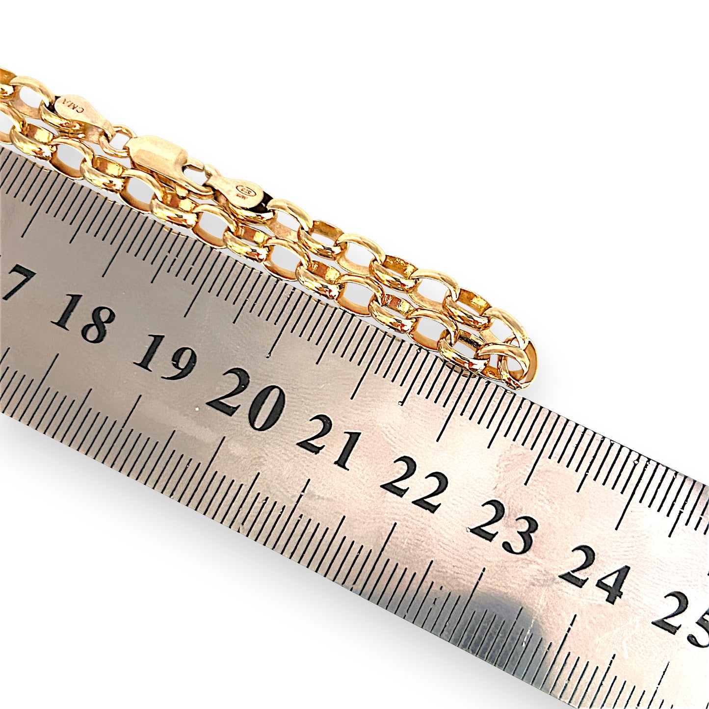 GOLD DEAL | FLASH SALE 9ct Gold Refurbished Belcher Oval Chain 45cm