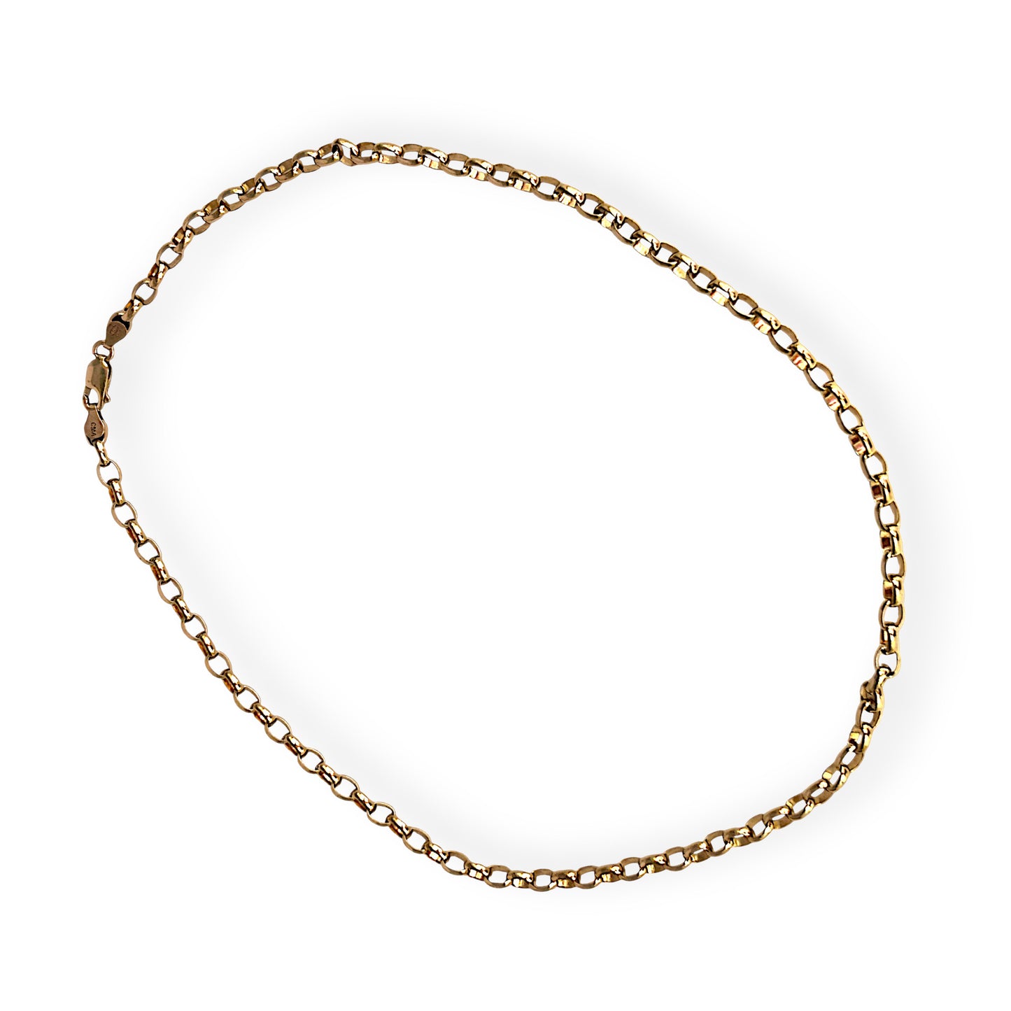GOLD DEAL | FLASH SALE 9ct Gold Refurbished Belcher Oval Chain 45cm