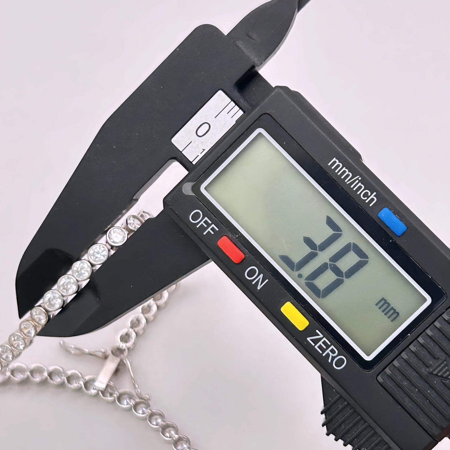 NZGD | 10ct White Gold Celestia Brilliance CZ Tennis Bracelet 21cm