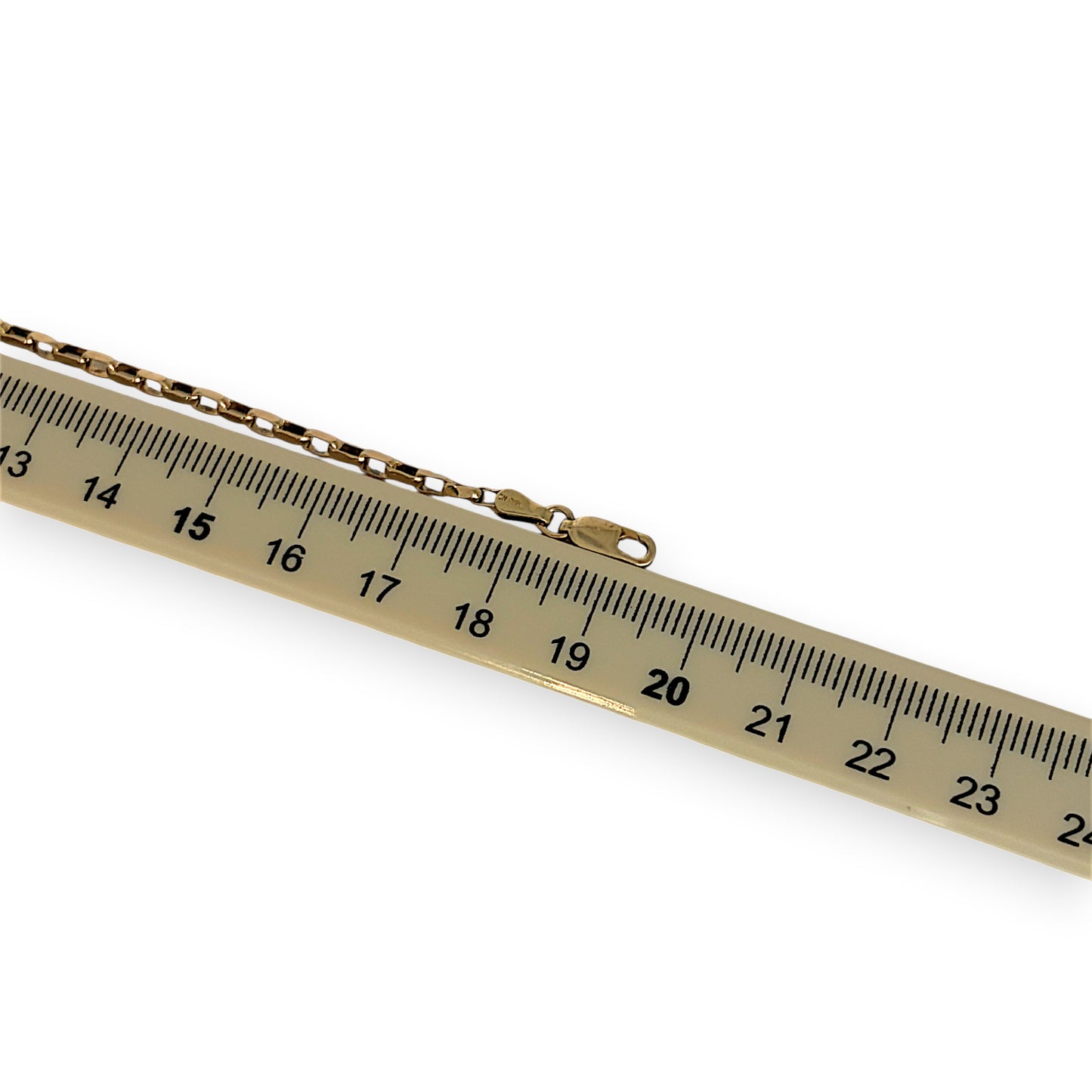 NZGD | 10ct Gold MICHAEL HILL Modern Boxline Bracelet 19.5cm